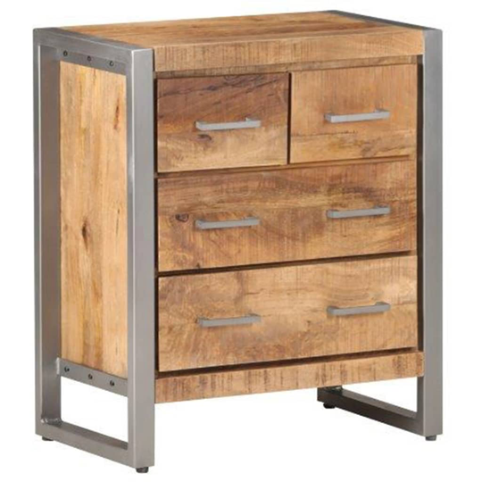 vidaXL Senkki 60x35x70 cm karkea mangopuu