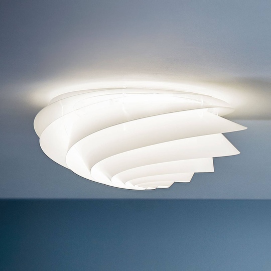 LE KLINT Swirl Medium -LED-seinävalo, valkoinen