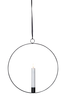 Sisäkoriste Flamme ring, musta Musta