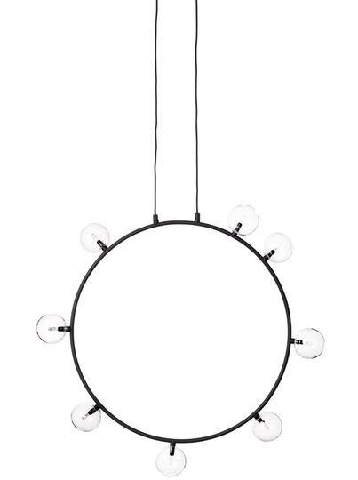 Air 50cm ceiling light (musta)