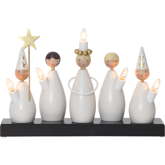 Candlestick Lucia (valkoinen)