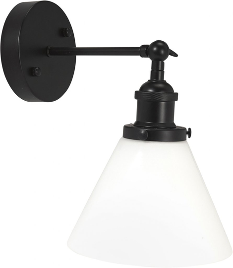 Lambda wall lamp opal (musta)