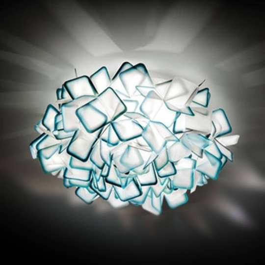 Slamp Clizia -design-seinävalaisin, sininen