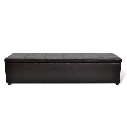 vidaXL Varastopenkki ruskea 168x44x44 cm