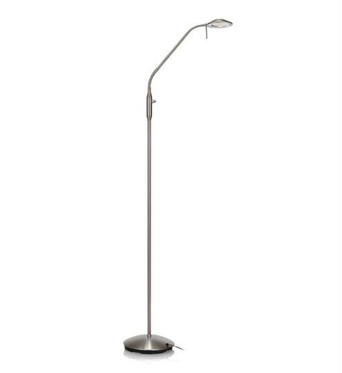 Hudson floor lamp LED (Harjattu teräs)