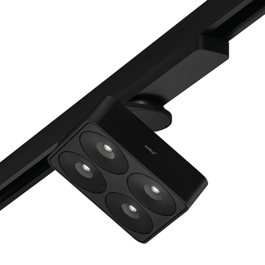Nimbus Q Four TT Track, himmennin 80° 930 musta