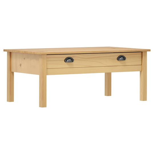 vidaXL Sohvapöytä Hill Range hunajanruskea 100x55x40 cm täysi mänty