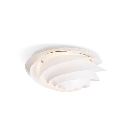 LE KLINT Swirl Small -seinävalaisin, valkoinen