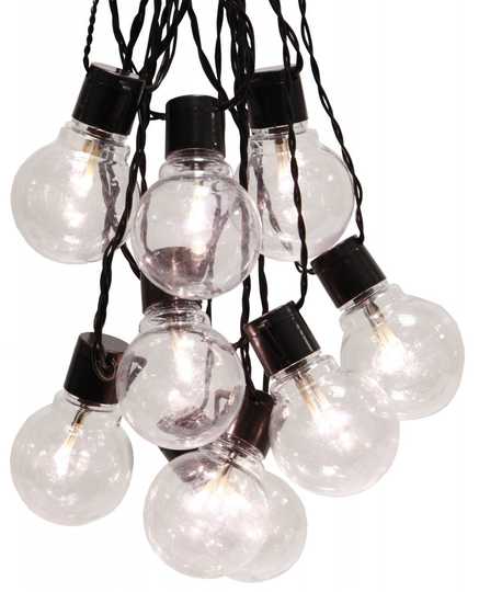 Party trail 16L clear/black (musta)