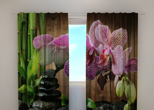 Pimentävä verho SPARKLING ORCHID 240x220 cm