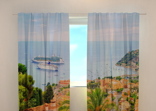 Pimentävä verho LAGOON OF NICE 240x220 cm